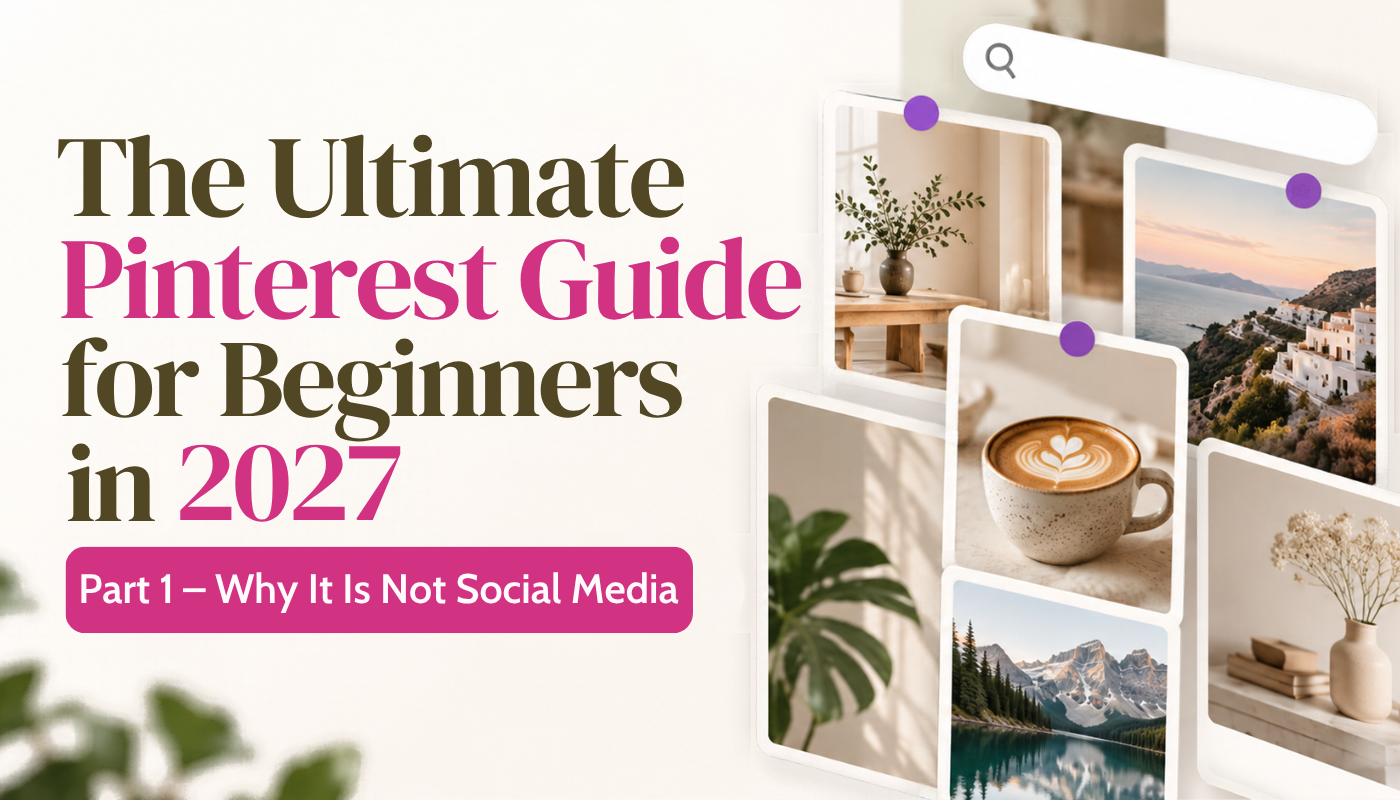 The Ultimate Pinterest Guide for Beginners in 2027: Part 1 - Why It Is Not Social Media