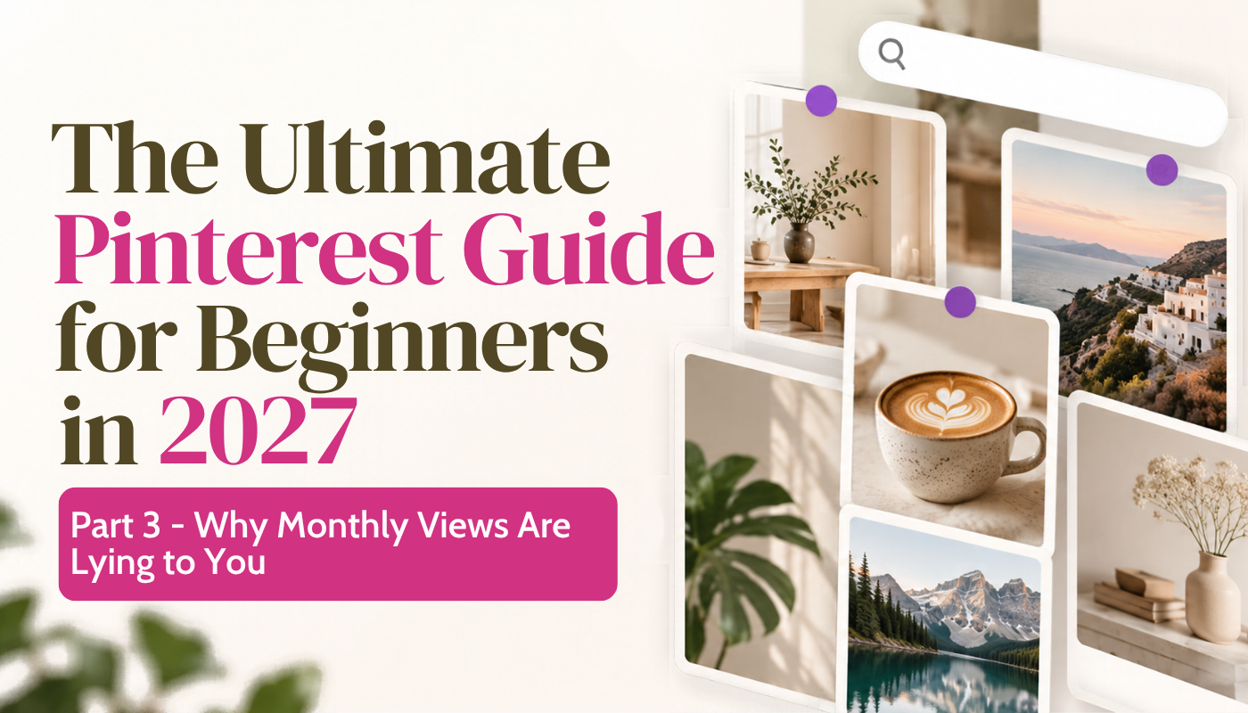 The Ultimate Pinterest Guide for Beginners in 2027: Part 3 - Why Monthly Views Are Lying to You